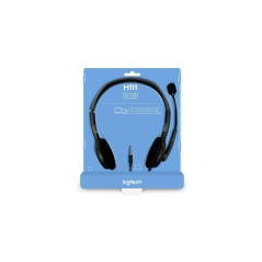 Logitech Stereo H111 Kablet Høretelefoner Sort